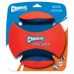 Chuckit! Kick Fetch Ball Dog Toy Blue; Orange Large