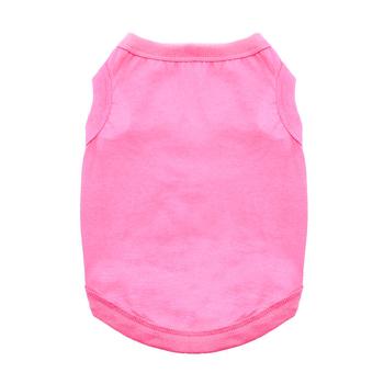 cotton dog tank carnation pink