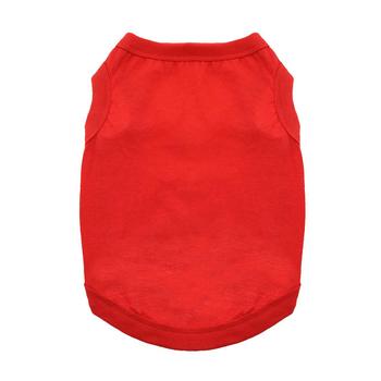 cotton dog tank flame scarlet red