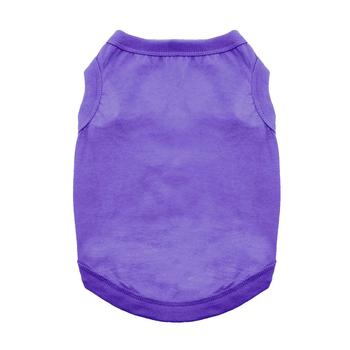 cotton dog tank ultra violet