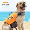 Dog Life Jacket with Reflective Stripes Adjustable Surfing Swimming Clothes Preserver Swimsuit for Small Medium and Large Dogs