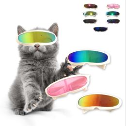 Pet Goggles Sunglasses Photography Props Pet Accessories (Color: pink)